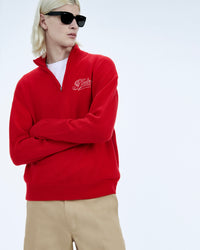Y. ONLY PORTE / PERFECT RED / NEW / QTY : 3 / Pull Col Camionneur - Perfect Red