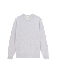 Pull à col rond en cachemire - Gris Chiné Clair