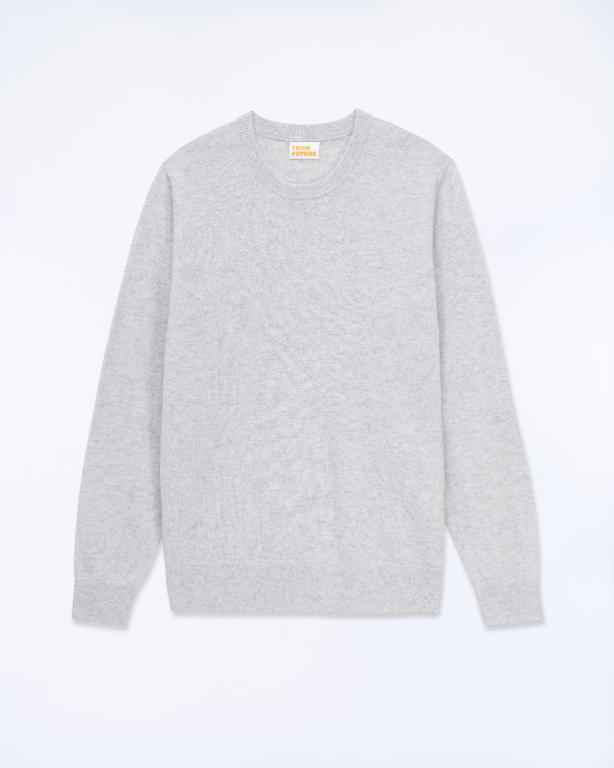 GRIS CHINE CLAIR / NEW / QTY : 1 / Pull Col Rond - Gris Chine Clair