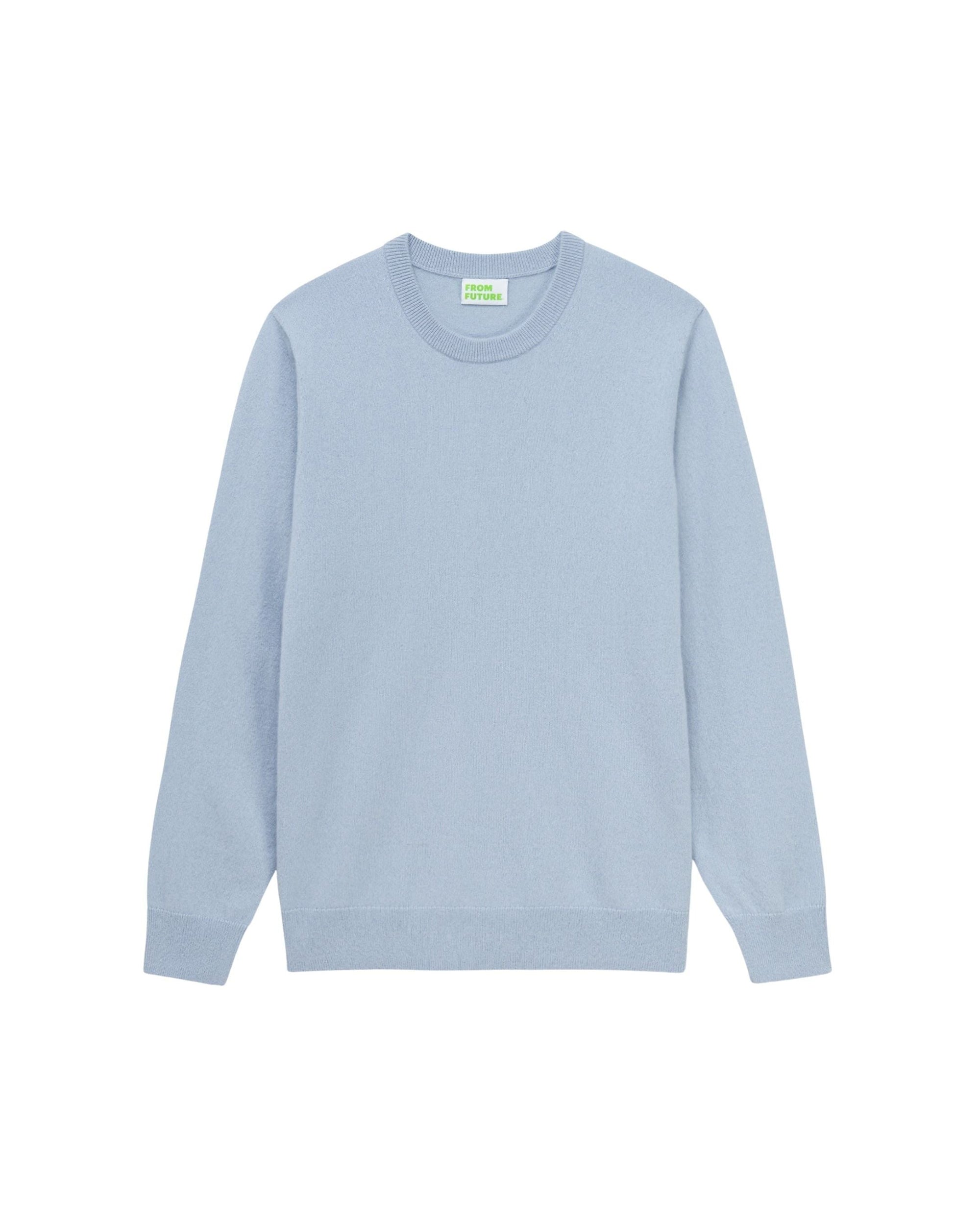 Pull à col rond en cachemire - Grey Blue