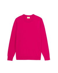 Pull à col rond en cachemire - Raspberry Pink