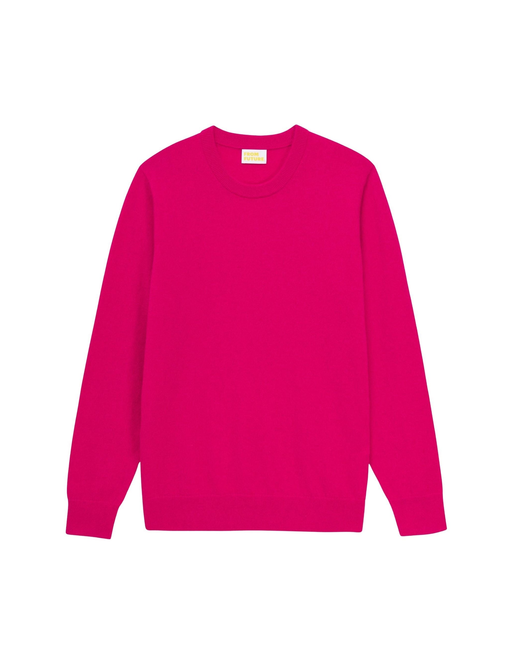 Pull à col rond en cachemire - Raspberry Pink