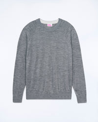GRIS CHINE FONCE / NEW / QTY : 18 / Pull Col Rond - Gris Chine Fonce
