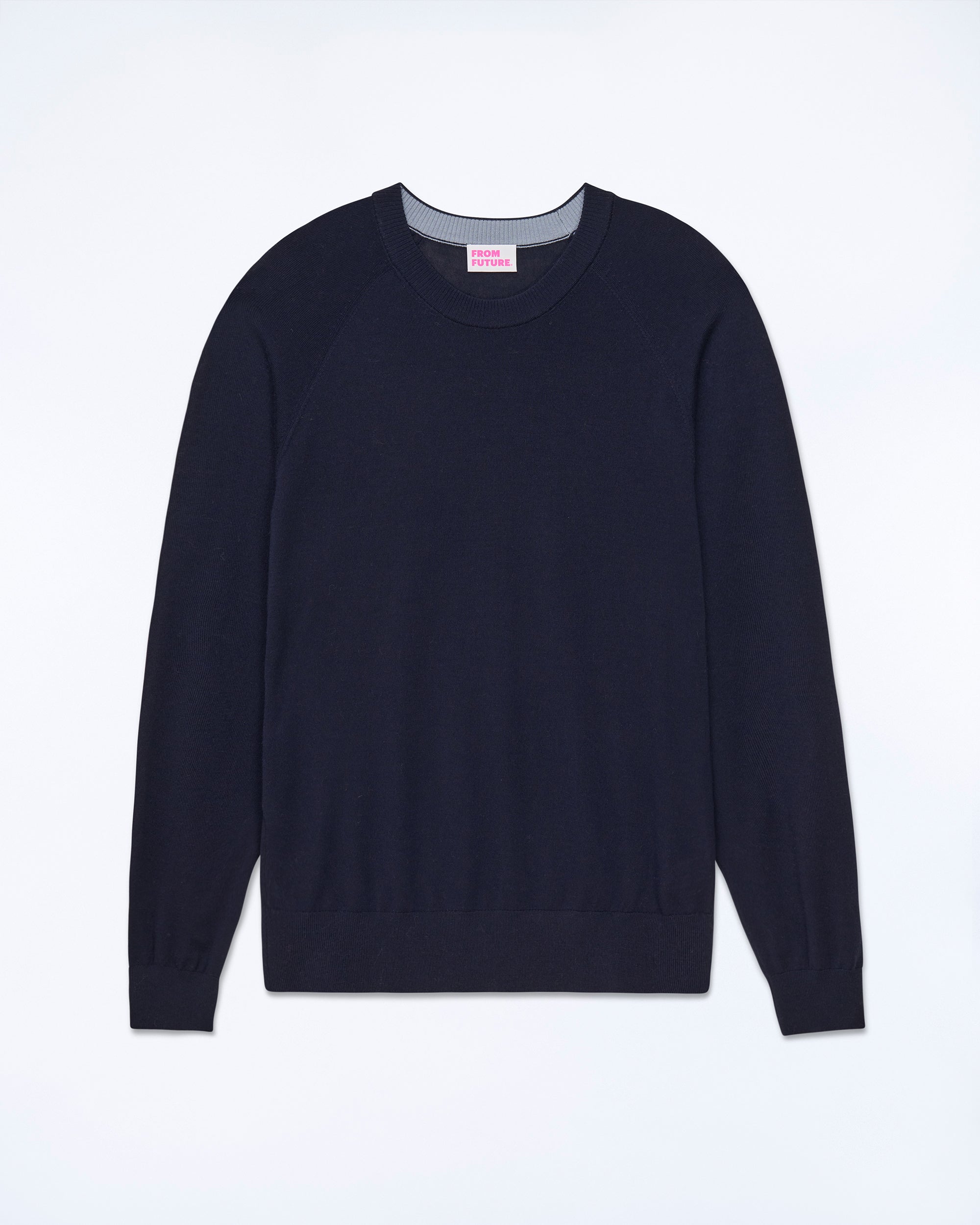 NAVY / NEW / QTY : 7 / Pull Col Rond - Navy