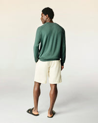 Pull Col Rond   - Washed Green