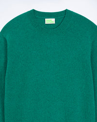 POP GREEN MOULINÉ / NEW / QTY : 8 / Pull Col Rond - Pop Green Mouliné
