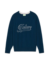 Pull à col rond en cachemire - Midnight Blue