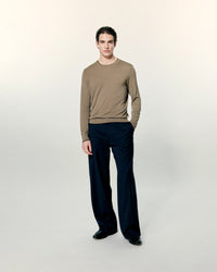 Pull Col Rond  - Tropical Taupe