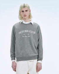 Pull Col Rond Future Club  - Light Beige
