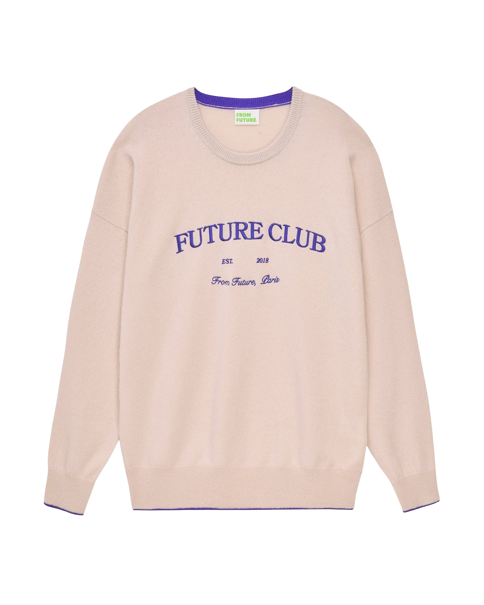 Pull à col rond en cachemire - Light Beige