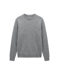 Pull à col rond en cachemire - Gris Chiné Foncé