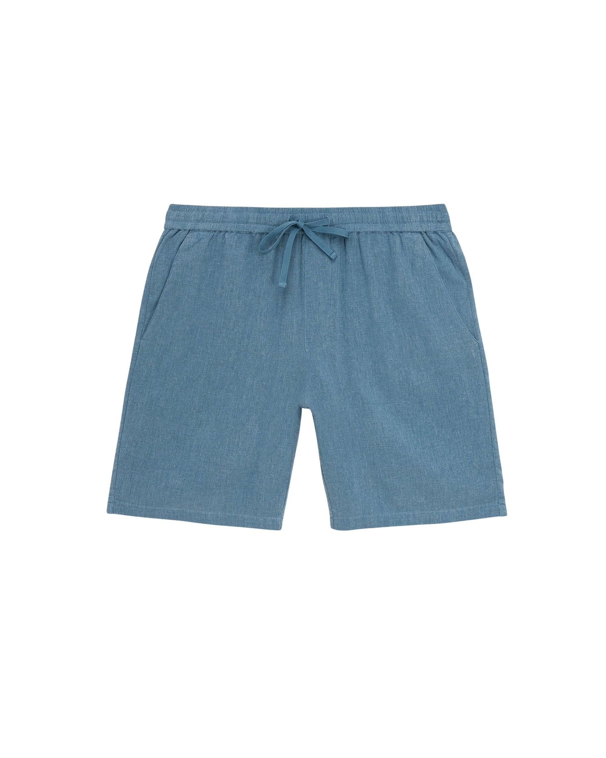 Bermuda en lin - Blue Jean