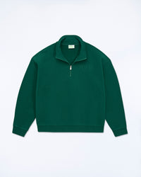 COLLEGE GREEN / NEW / QTY : 9 / Sweatshirt Col Camionneur Future Ton Sur Ton - College Green