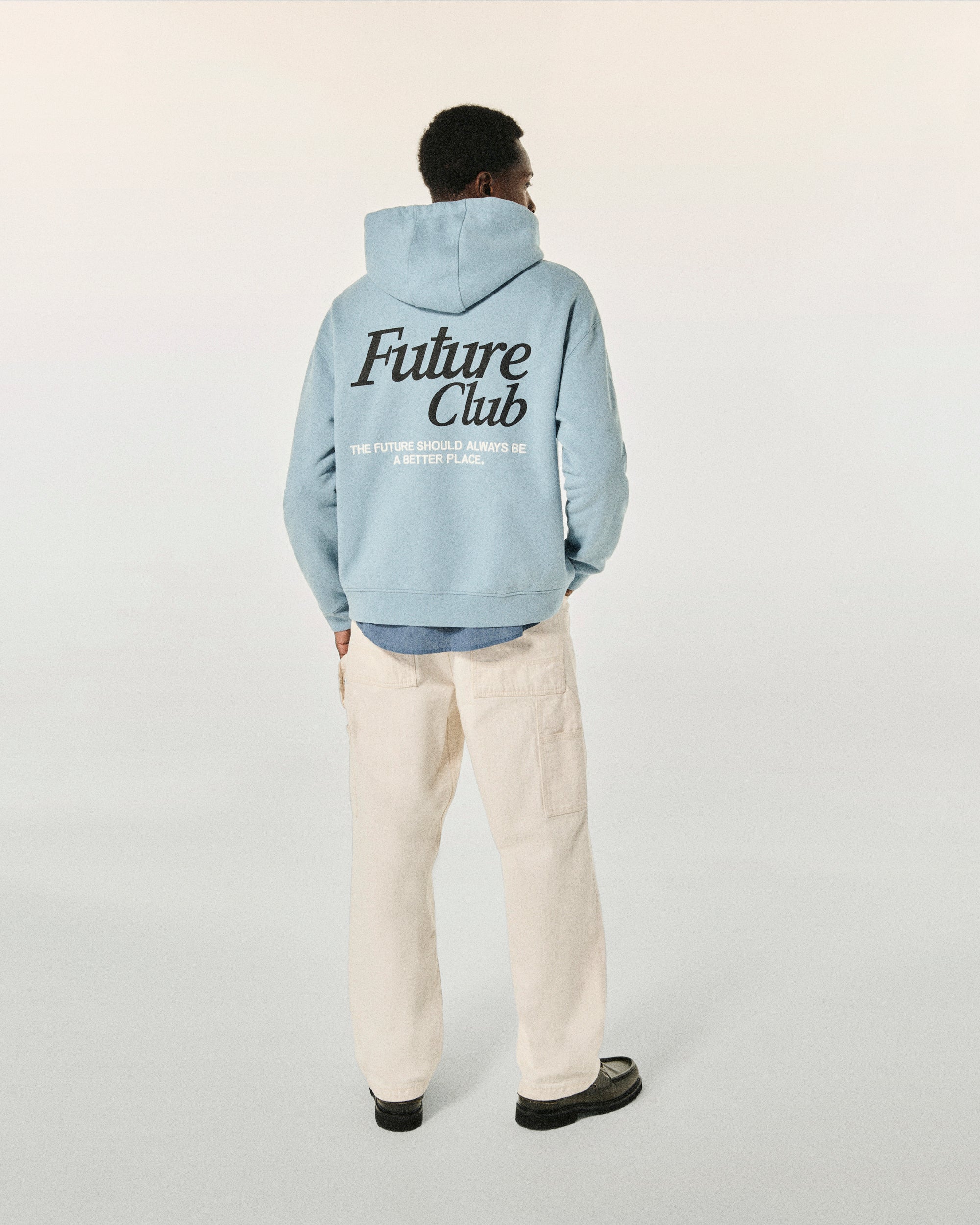 GREY BLUE / NEW / QTY : 2 / Sweatshirt Hoodie - Grey Blue