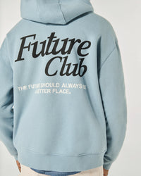 GREY BLUE / NEW / QTY : 2 / Sweatshirt Hoodie - Grey Blue