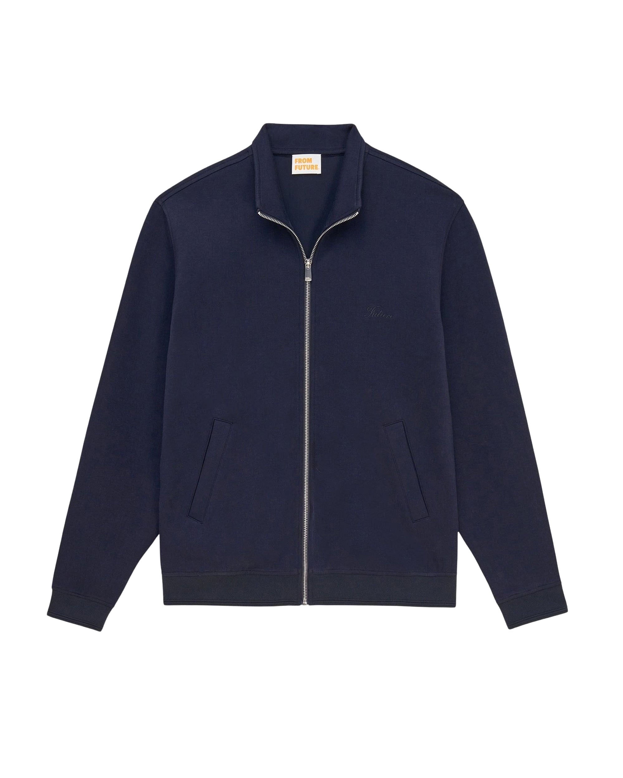 Gilet zippé à col montant - Navy