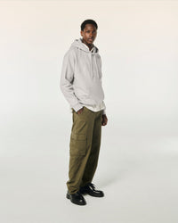 GRIS CHINE CLAIR / NEW / QTY : 65 / Sweatshirt Hoodie Future Ton Sur Ton - Gris Chine Clair