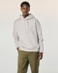 GRIS CHINE CLAIR / NEW / QTY : 65 / Sweatshirt Hoodie Future Ton Sur Ton - Gris Chine Clair