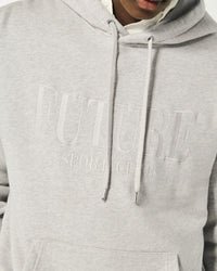 GRIS CHINE CLAIR / NEW / QTY : 65 / Sweatshirt Hoodie Future Ton Sur Ton - Gris Chine Clair