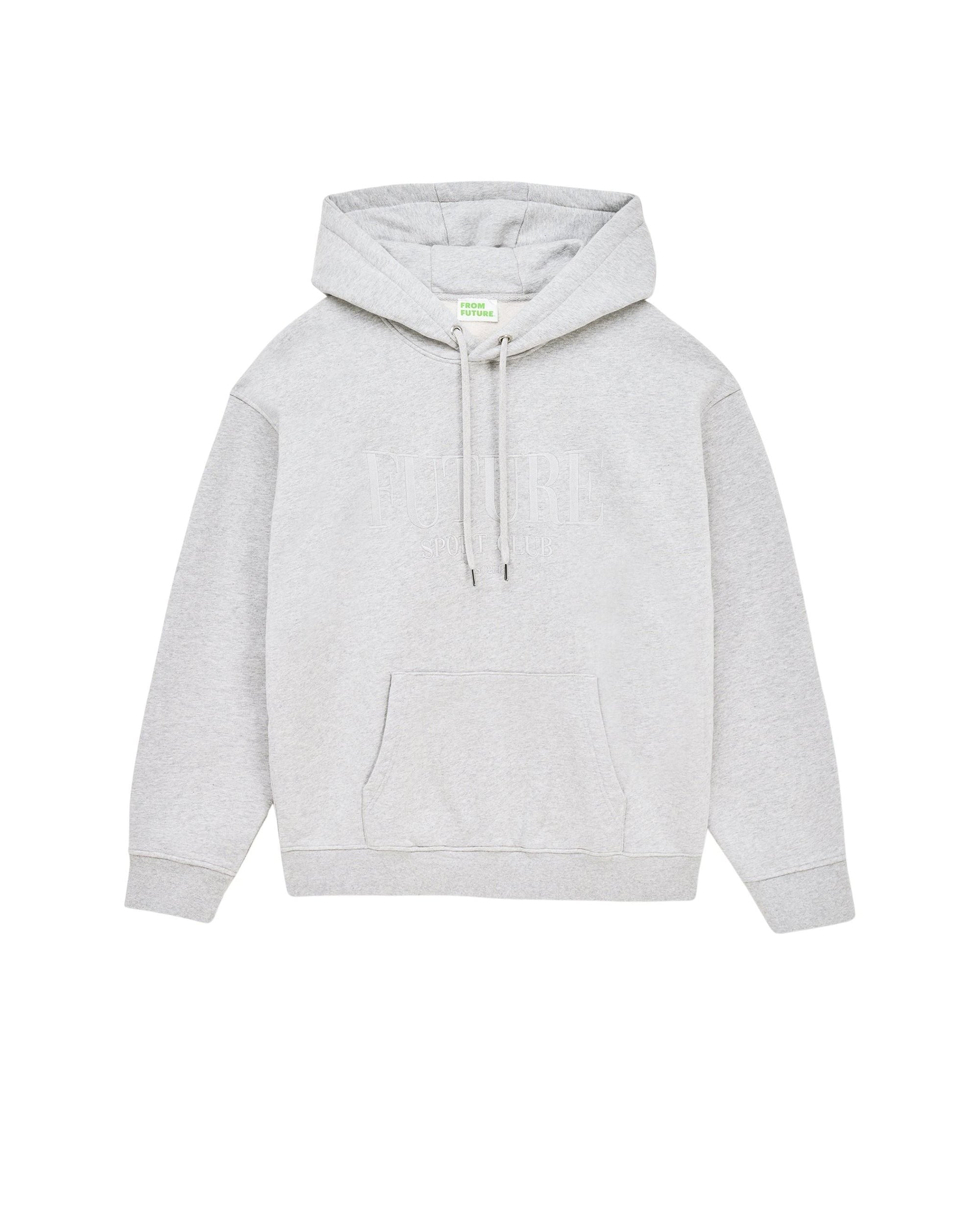 Hoodie Future - Gris Chiné Clair