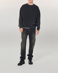 Sweatshirt à col rond - Washed Black