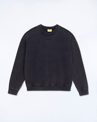 WASHED BLACK / NEW / QTY : 5 / Sweatshirt Col Rond - Washed Black