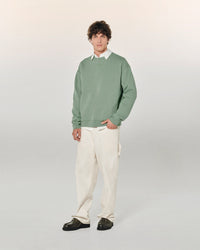 DIP DYE VERT / NEW / QTY : 33 / Sweatshirt Col Rond - Dip Dye Vert