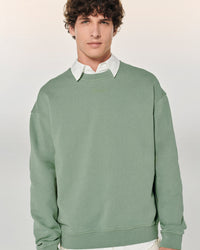 DIP DYE VERT / NEW / QTY : 33 / Sweatshirt Col Rond - Dip Dye Vert