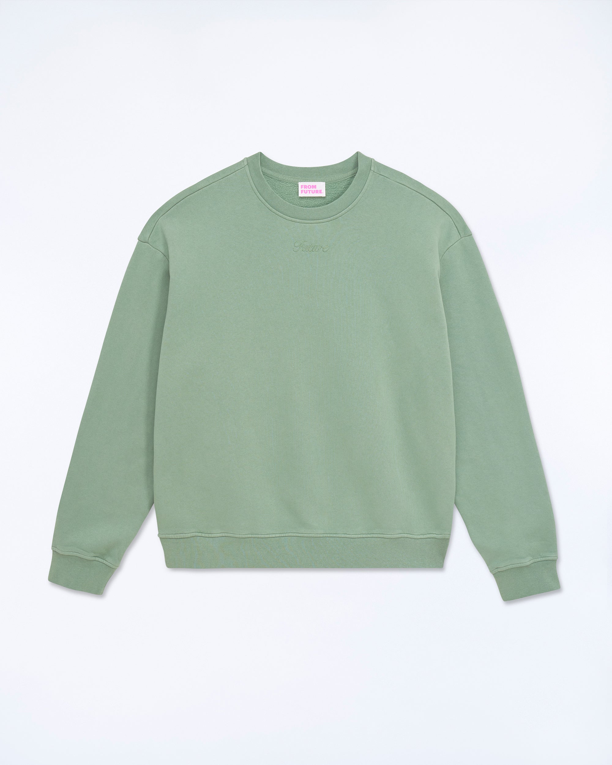 DIP DYE VERT / NEW / QTY : 33 / Sweatshirt Col Rond - Dip Dye Vert