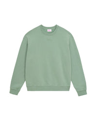 Sweatshirt à col rond - Dip Dye Vert