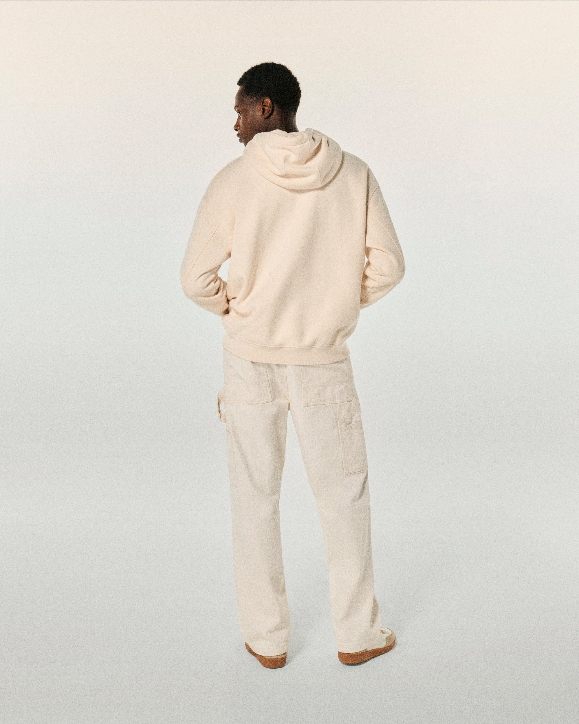 Hoodie oversize The Lovers - Sable