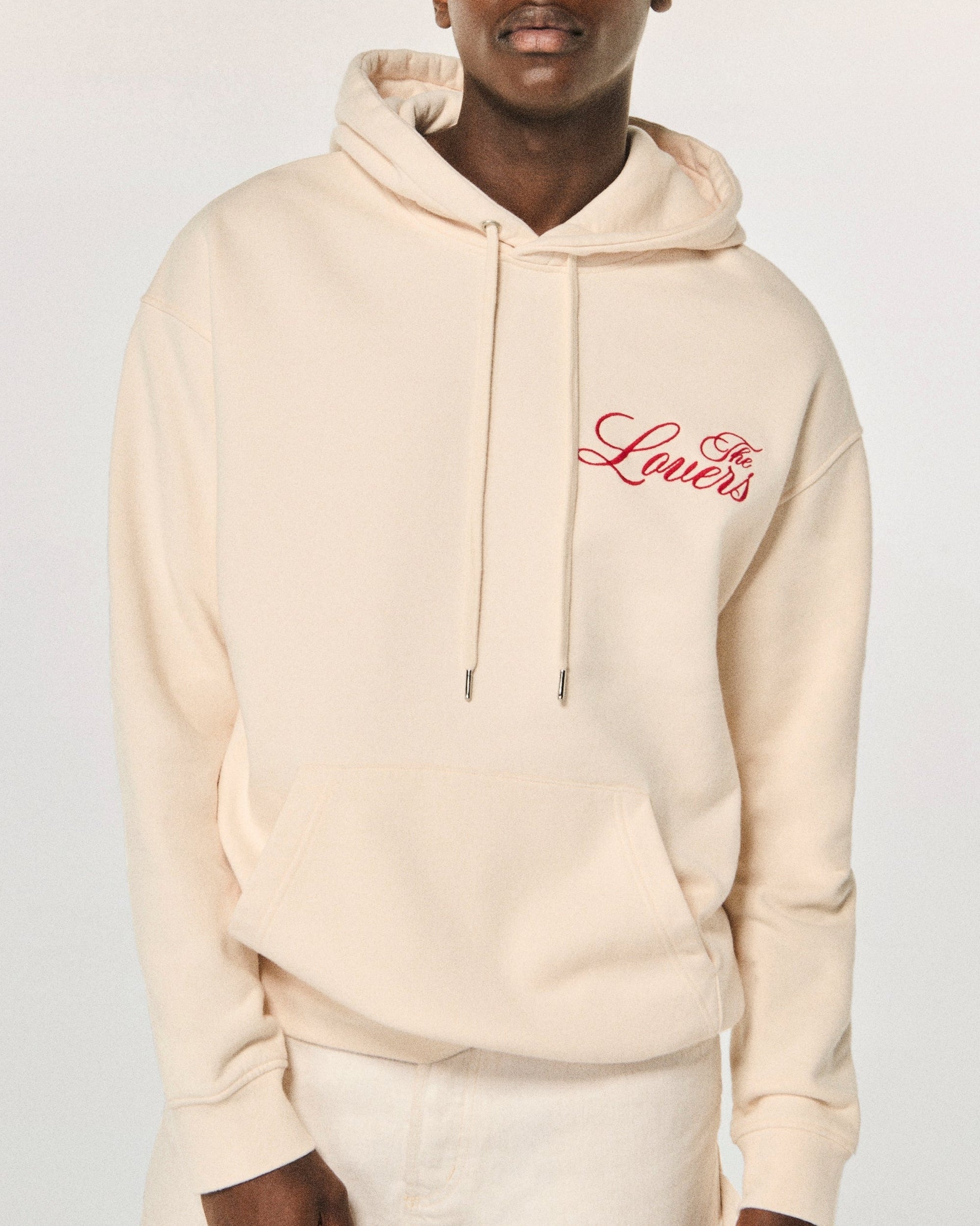 Hoodie oversize The Lovers - Sable