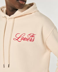 Hoodie oversize The Lovers - Sable