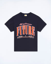 WASHED NAVY / NEW / QTY : 4 / T-shirt Col Rond Manches Courtes - Washed Navy