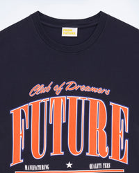 WASHED NAVY / NEW / QTY : 4 / T-shirt Col Rond Manches Courtes - Washed Navy