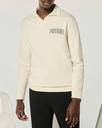 T-shirt à col polo Future - Ecru