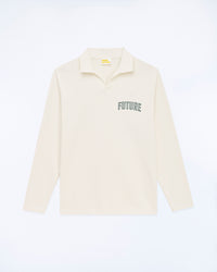 ECRU / NEW / QTY : 19 / T-shirt Col Polo Future - Ecru