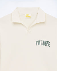 T-shirt à col polo Future - Ecru