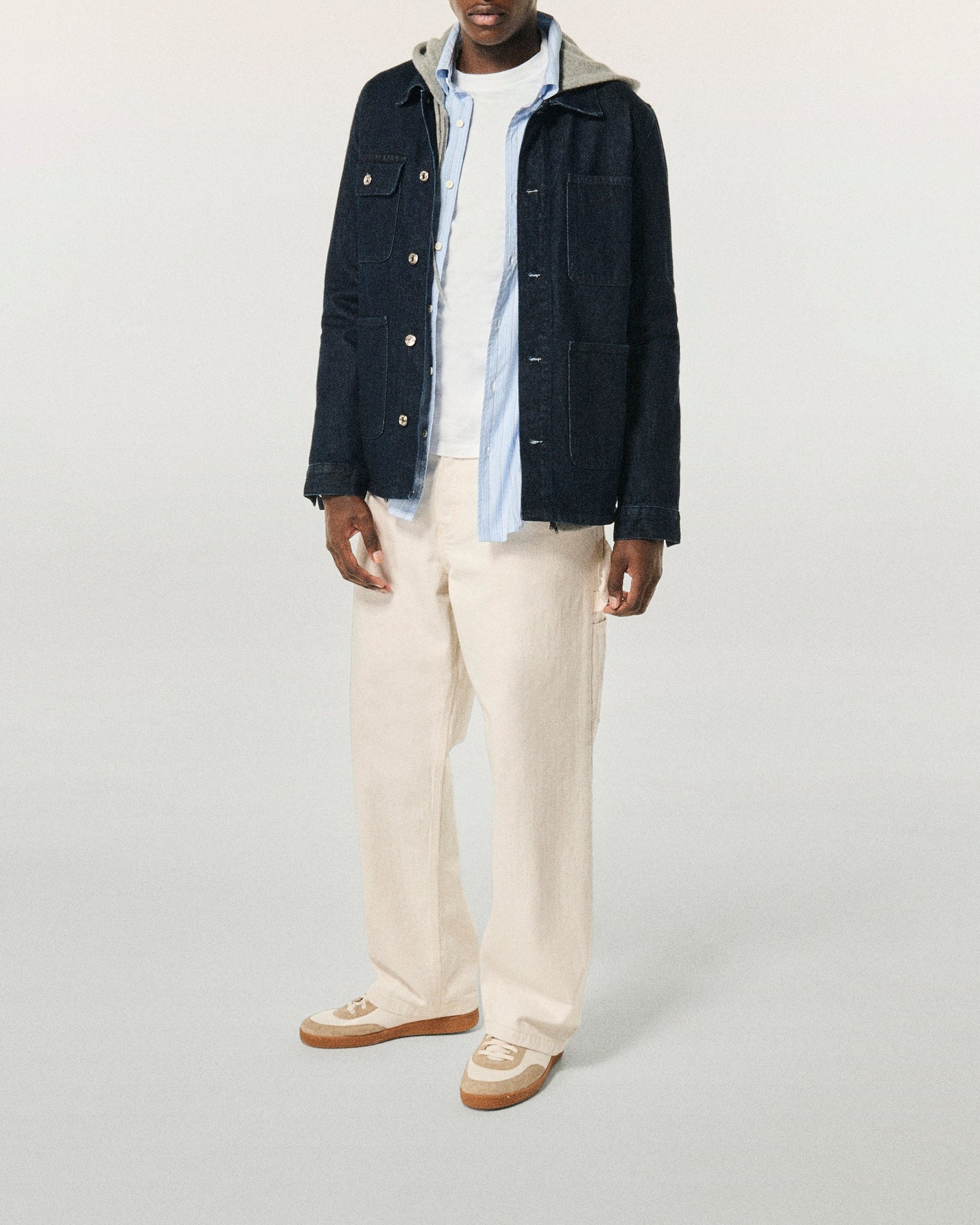 Veste regular en denim - Brut