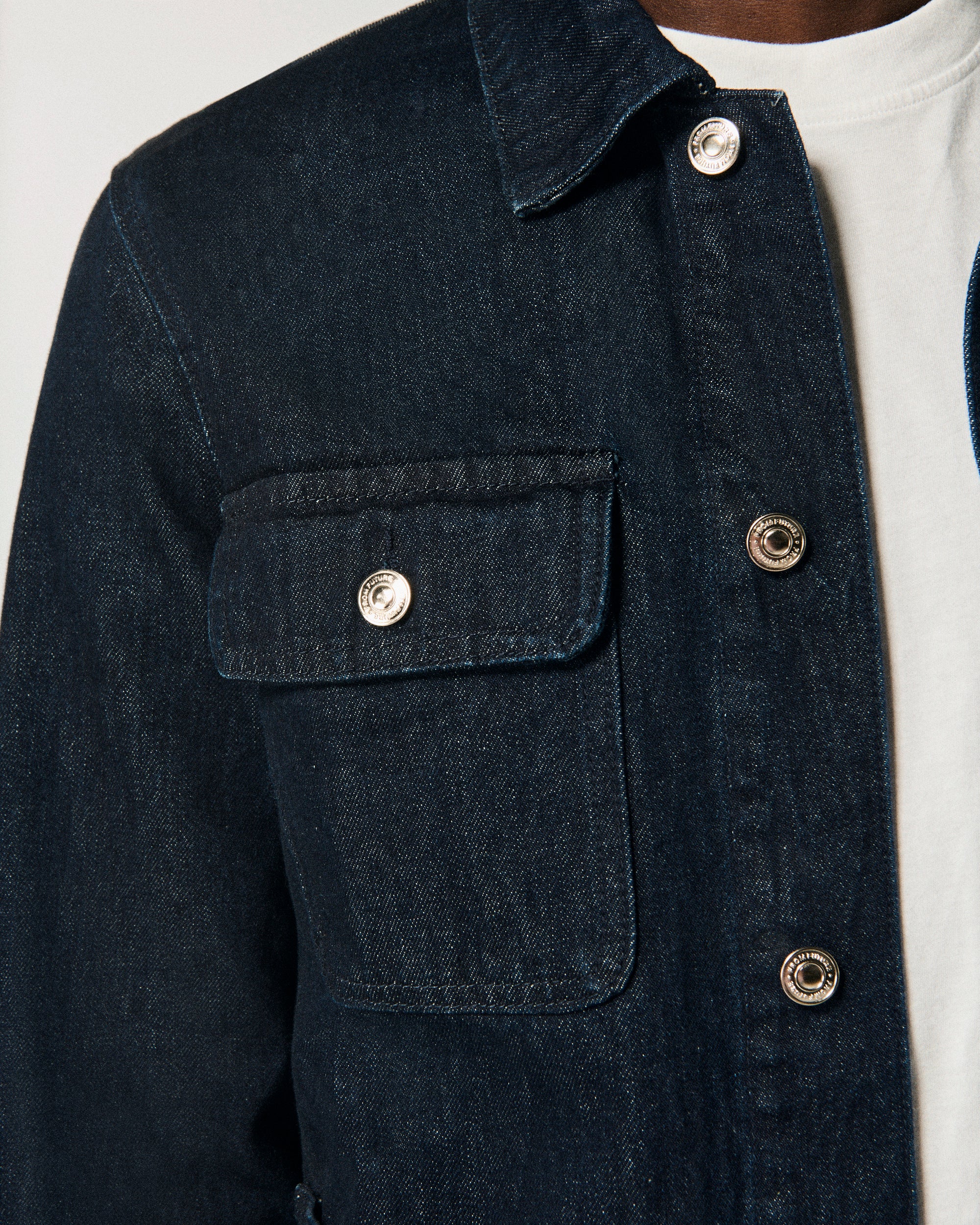 Veste regular en denim - Brut