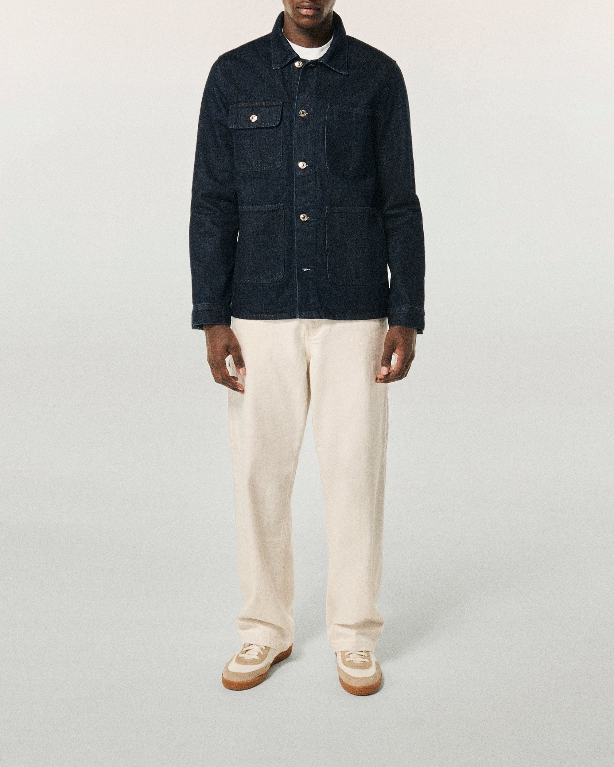 Veste regular en denim - Brut