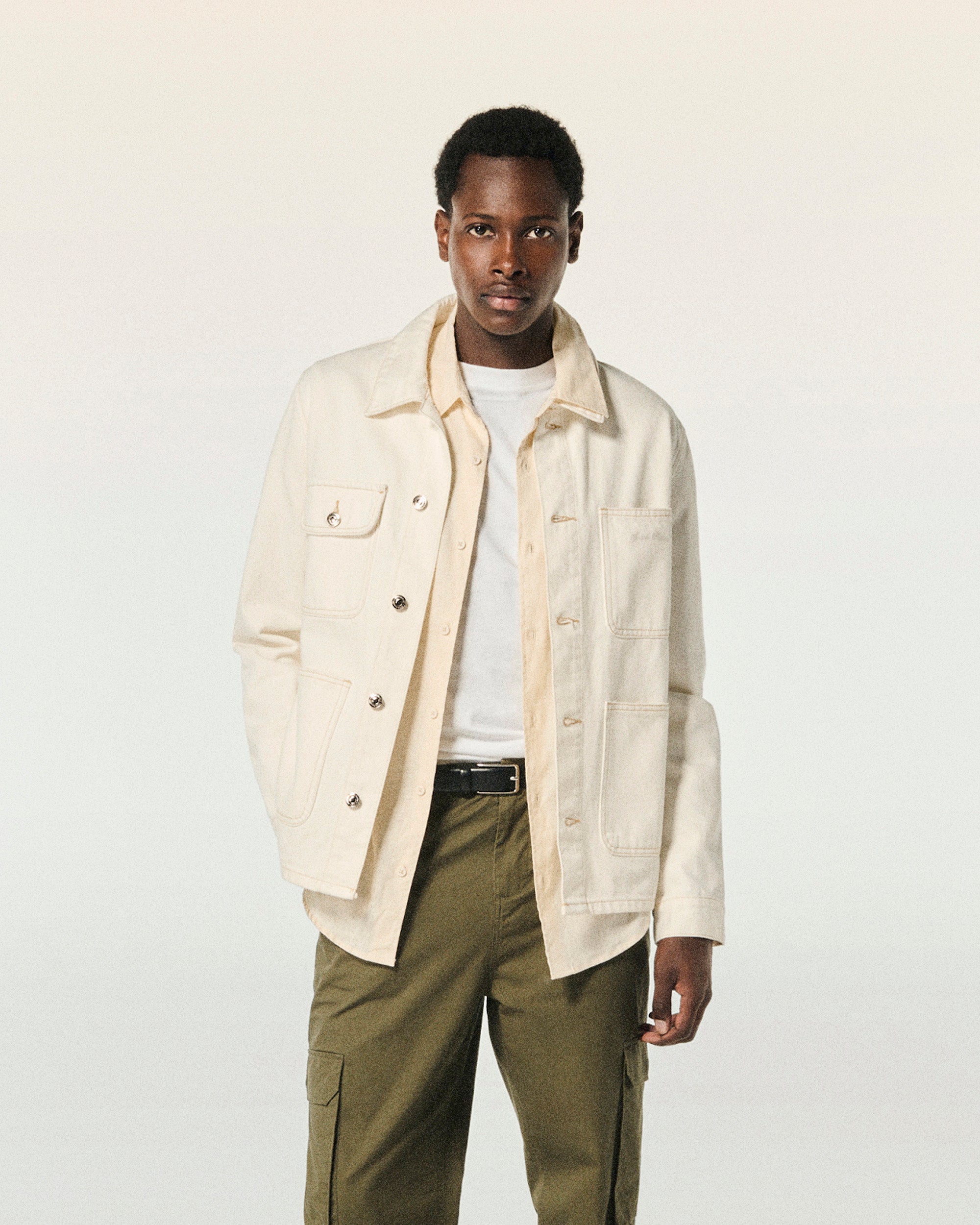 ECRU / NEW / QTY : 38 / Veste Regular - Ecru