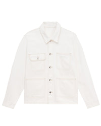 Veste regular en denim - Ecru