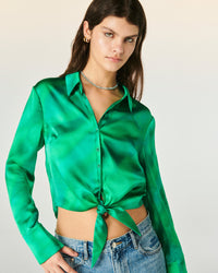MARVELOUS GREEN / DJV / QTY : 1 / Chemise Manches Longues Emma - Marvelous Green