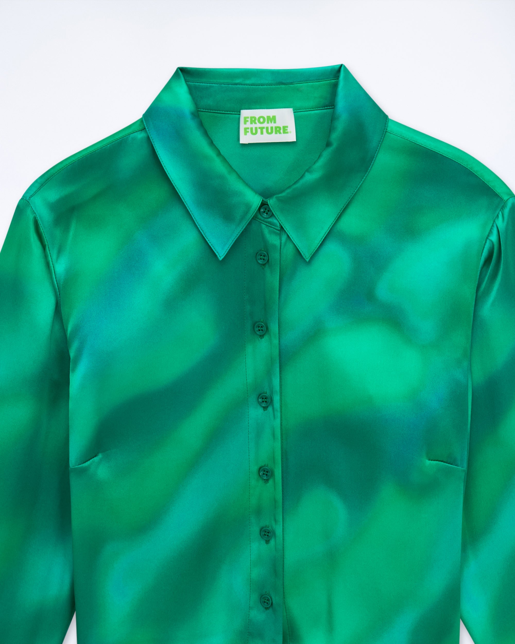 MARVELOUS GREEN / DJV / QTY : 1 / Chemise Manches Longues Emma - Marvelous Green