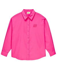 Chemise Manches Longues Popeline  - Disco Pink