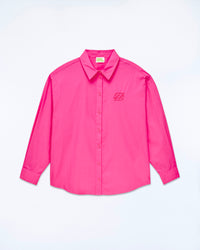 DISCO PINK / NEW / QTY : 9 / Chemise Manches Longues Popeline - Disco Pink