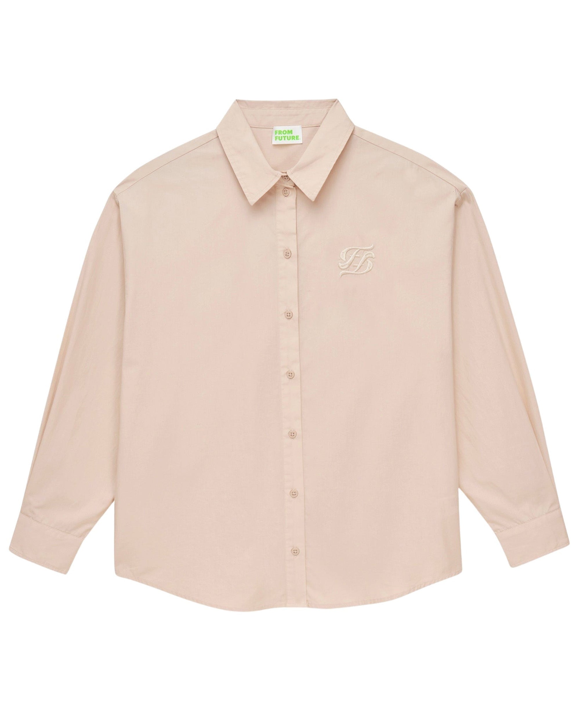 BEIGE / DJV / QTY : 5 / Chemise Manches Longues Popeline - Beige