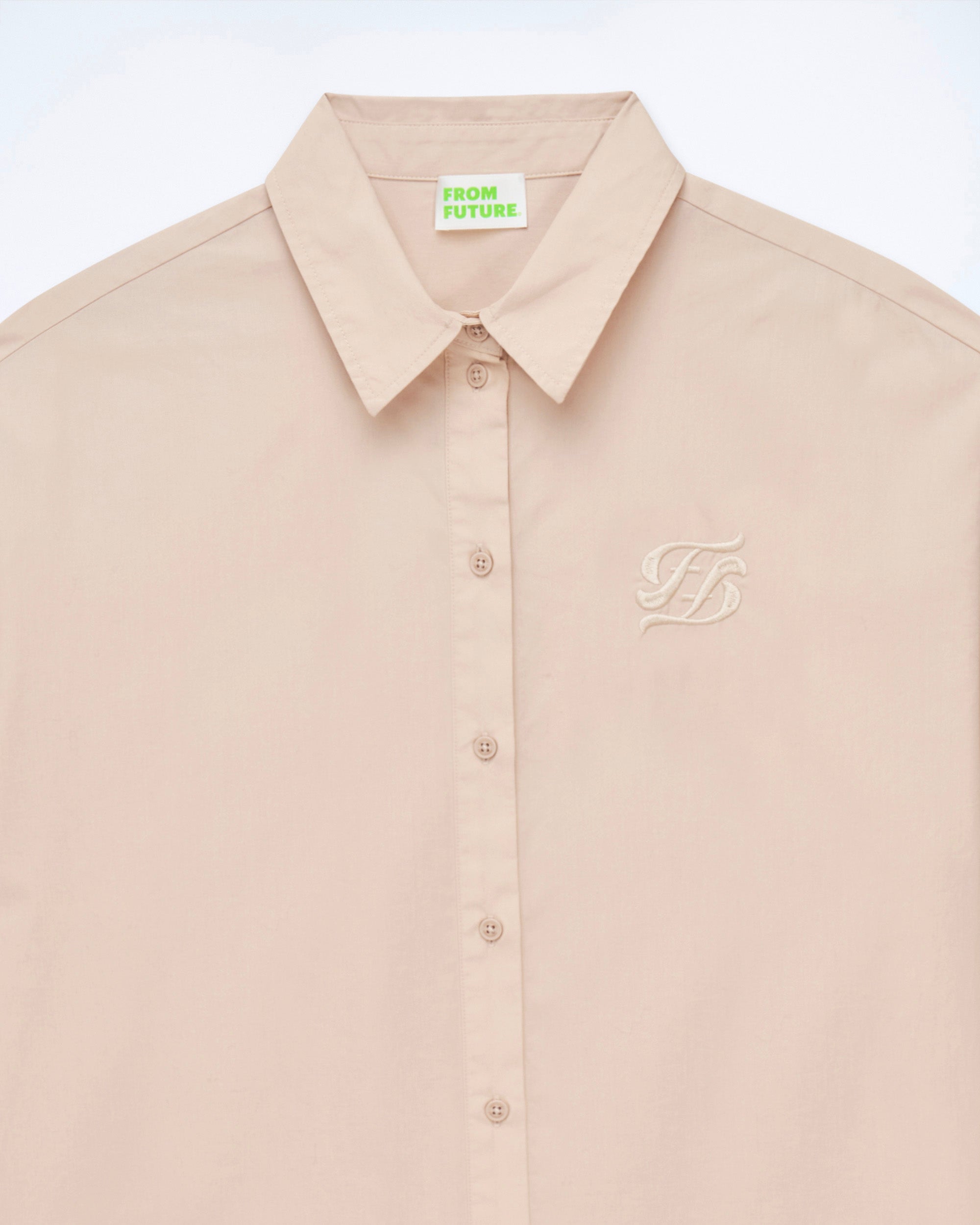 BEIGE / DJV / QTY : 5 / Chemise Manches Longues Popeline - Beige