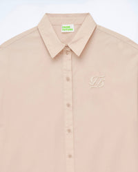 Chemise à manches longues - Beige